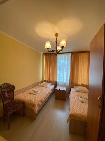 Двухместный номер с 2 отдельными кроватями в Гостинице Волна